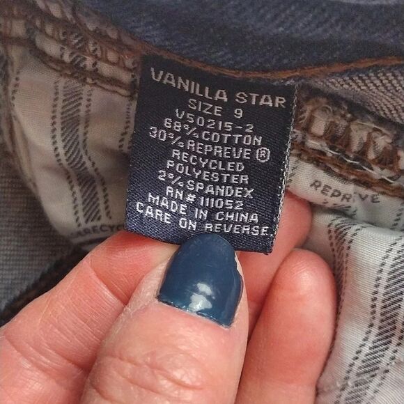 Vanilla Star Real Cheeky High Rise Ripped Distressed Jeans Size 29/ 9 - Picture 14 of 14